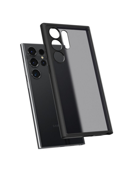 Coque SPIGEN Ultra Hybride pour SAMSUNG S24 ULTRA noir givré