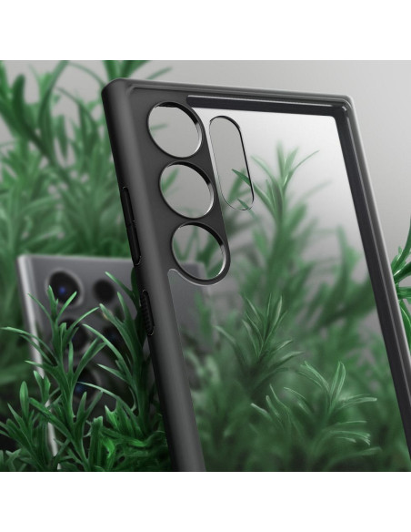Coque SPIGEN Ultra Hybride pour SAMSUNG S24 ULTRA noir givré
