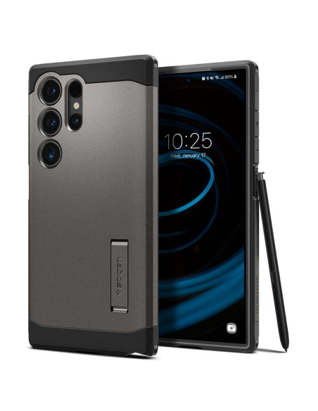 Coque SPIGEN Tough Armor pour SAMSUNG S24 ULTRA gunmetal