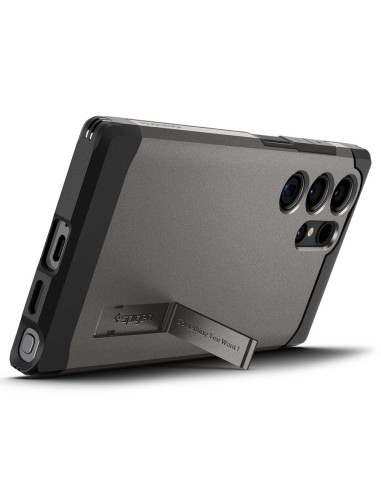 Coque SPIGEN Tough Armor pour SAMSUNG S24 ULTRA gunmetal