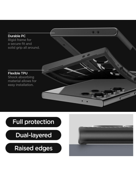 SPIGEN Neo Hybrid Coque pour SAMSUNG S24 ULTRA noir