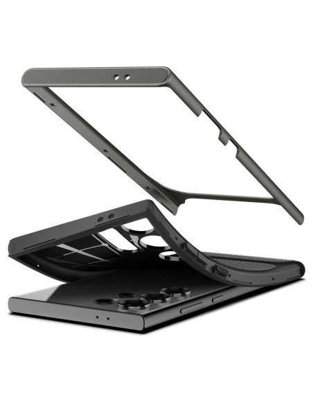 SPIGEN Neo Hybrid Coque pour SAMSUNG S24 ULTRA gunmetal