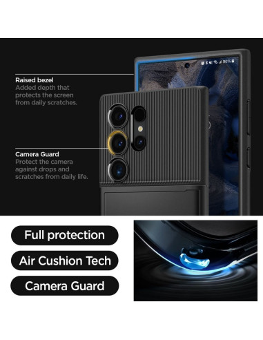 SPIGEN Slim Armor Cs Coque pour SAMSUNG S24 ULTRA noir