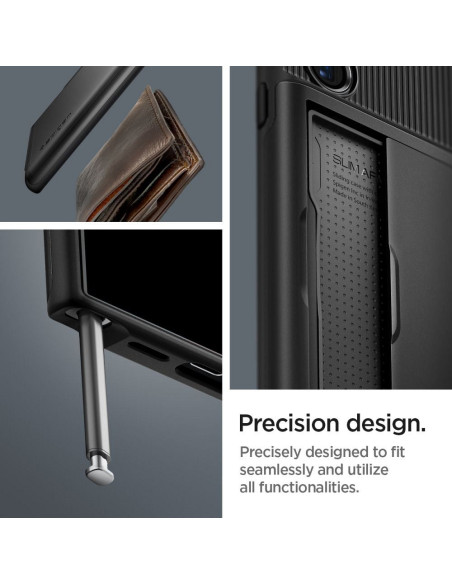 SPIGEN Slim Armor Cs Coque pour SAMSUNG S24 ULTRA noir