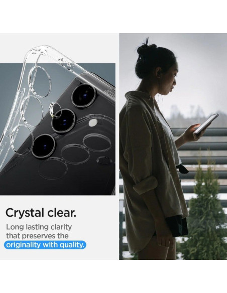 SPIGEN Coque en cristal liquide pour SAMSUNG S24 PLUS cristal clair