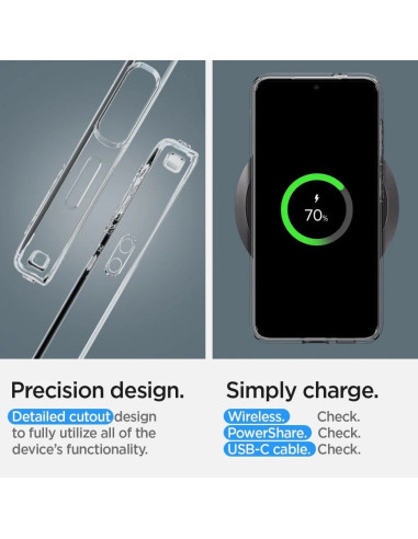SPIGEN Coque en cristal liquide pour SAMSUNG S24 PLUS cristal clair