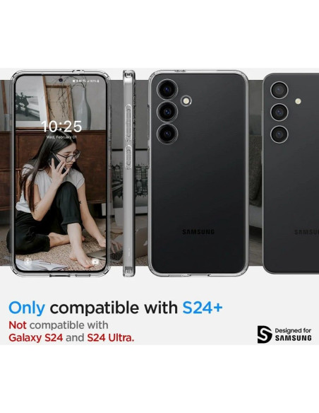 SPIGEN Coque en cristal liquide pour SAMSUNG S24 PLUS cristal clair