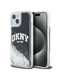 Coque DKNY pour IPHONE 14 DKHCP14SLBNAEK (DKNY HC Liquid Glitters W/Arch Logo) noir
