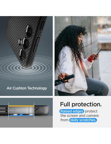 SPIGEN Liquid Air Coque pour SAMSUNG S24 PLUS noir mat