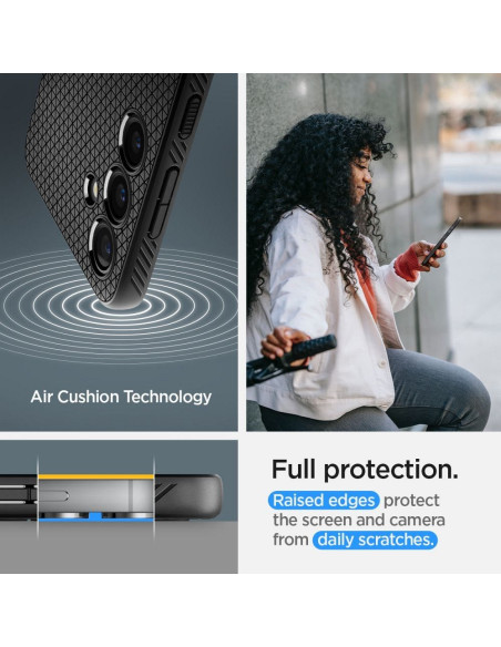 SPIGEN Liquid Air Coque pour SAMSUNG S24 PLUS noir mat