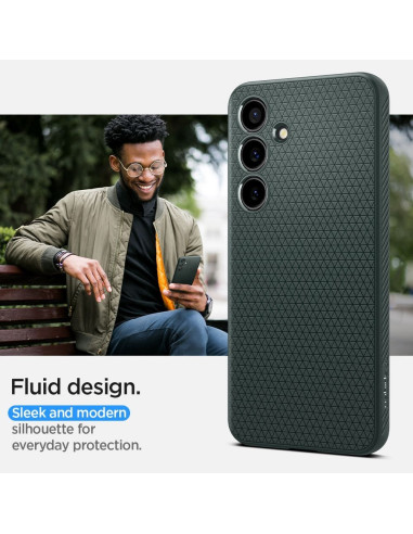 SPIGEN Liquid Air Coque pour SAMSUNG S24 PLUS vert abysse