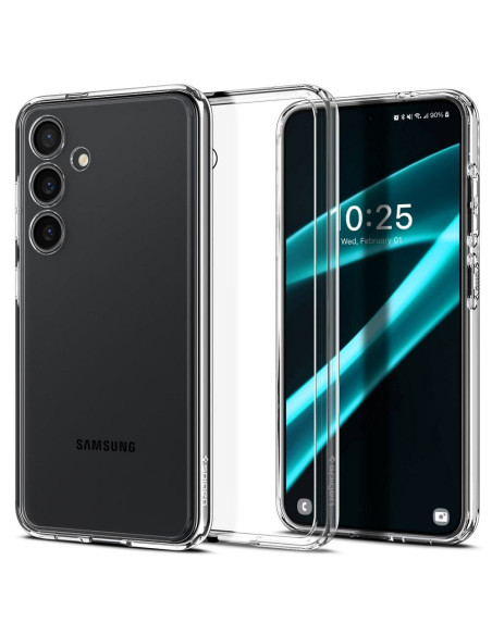 Coque SPIGEN Ultra Hybride pour SAMSUNG S24 PLUS clair comme de l'eau de roche