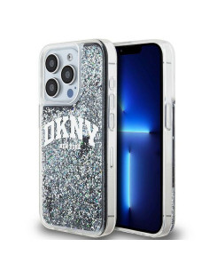 Coque DKNY pour IPHONE 14 Pro DKHCP14LLBNAEK (DKNY HC Liquid Glitters W/Arch Logo) noir