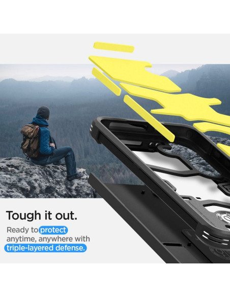SPIGEN Coque Tough Armor pour SAMSUNG S24 PLUS noir