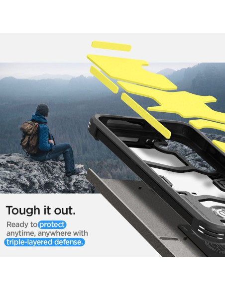 SPIGEN Tough Armor case for SAMSUNG S24 PLUS gunmetal