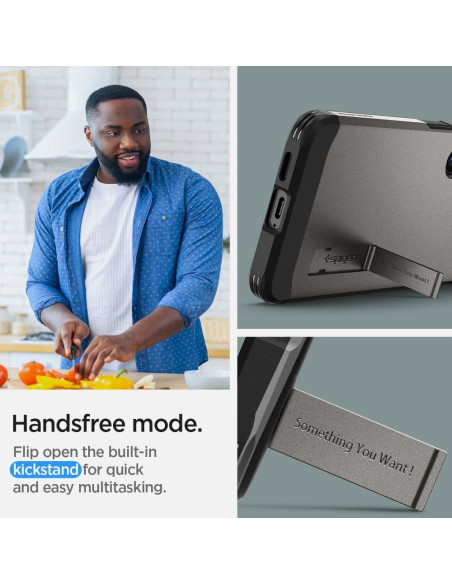 SPIGEN Tough Armor case for SAMSUNG S24 PLUS gunmetal