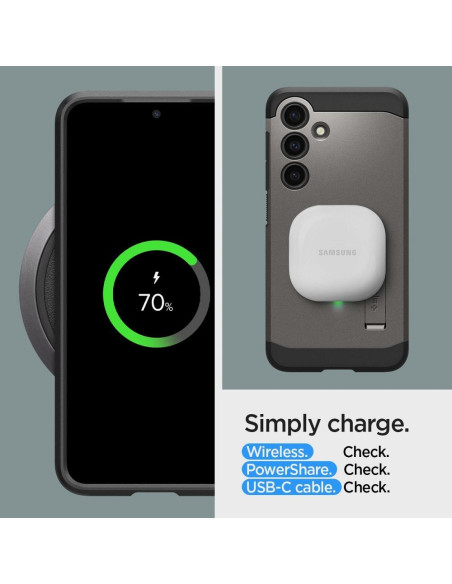 SPIGEN Tough Armor case for SAMSUNG S24 PLUS gunmetal