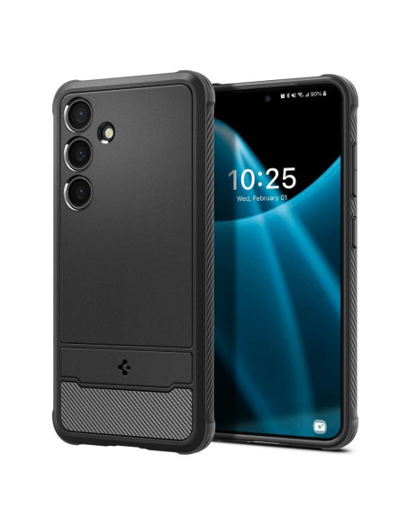 SPIGEN Coque Rugged Armor pour SAMSUNG S24 noir mat