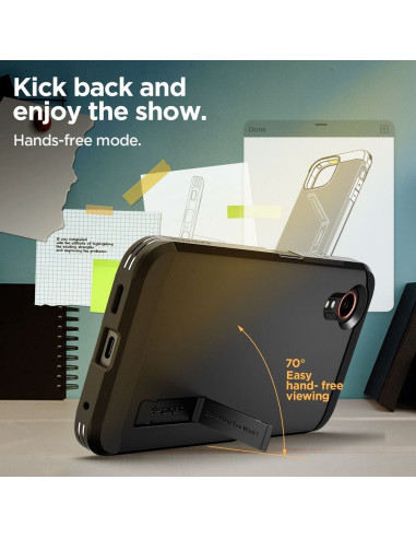SPIGEN Coque Tough Armor pour SAMSUNG Xcover 7 noir