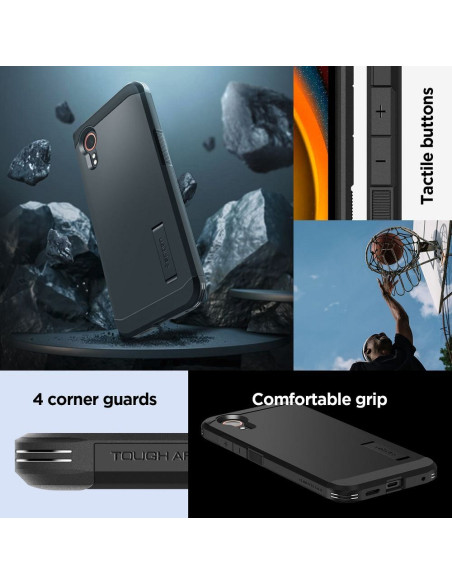 SPIGEN Coque Tough Armor pour SAMSUNG Xcover 7 noir
