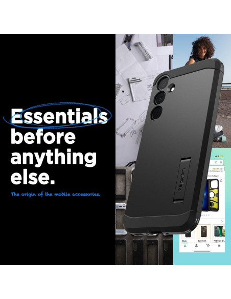 SPIGEN Coque Tough Armor pour SAMSUNG A35 5G noir