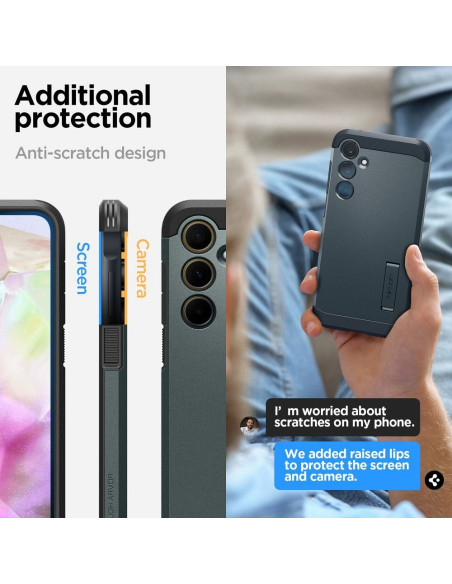 SPIGEN Tough Armor for SAMSUNG A35 5G abyss green