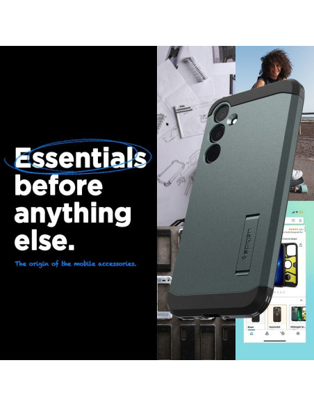 SPIGEN Tough Armor for SAMSUNG A35 5G abyss green