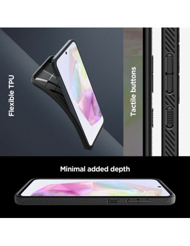 SPIGEN Liquid Air Coque pour SAMSUNG A35 5G noir mat