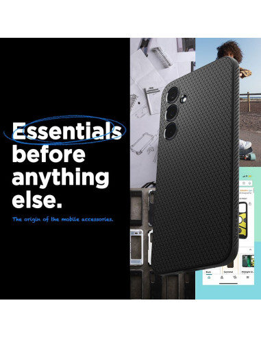 SPIGEN Liquid Air Coque pour SAMSUNG A35 5G noir mat
