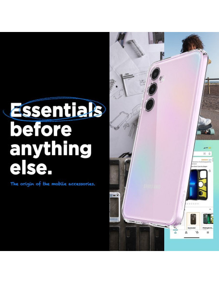 SPIGEN Ultra Hybrid Coque pour SAMSUNG A35 5G transparent