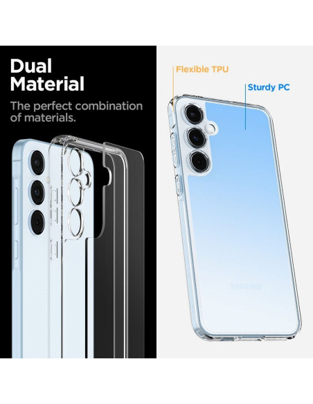 SPIGEN Ultra Hybrid Coque pour SAMSUNG A55 5G transparent