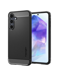 SPIGEN Coque Rugged Armor pour SAMSUNG A55 5G noir mat