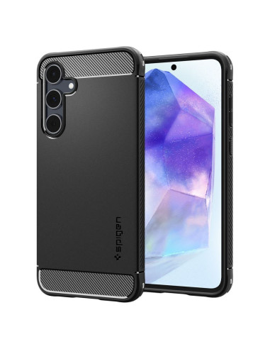 SPIGEN Coque Rugged Armor pour SAMSUNG A55 5G noir mat