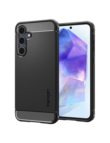 SPIGEN Coque Rugged Armor pour SAMSUNG A55 5G noir mat