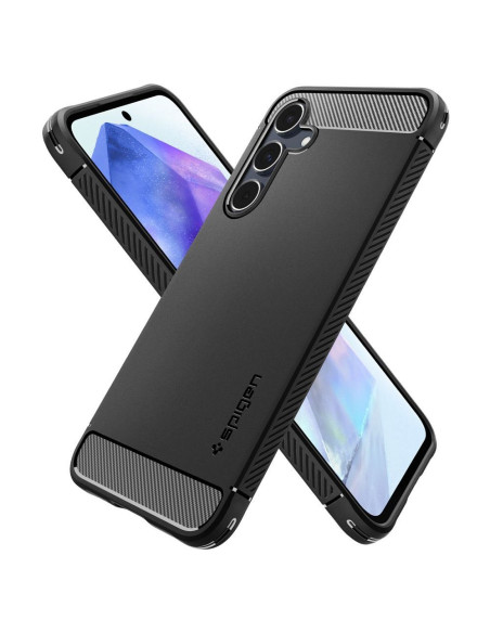 SPIGEN Coque Rugged Armor pour SAMSUNG A55 5G noir mat