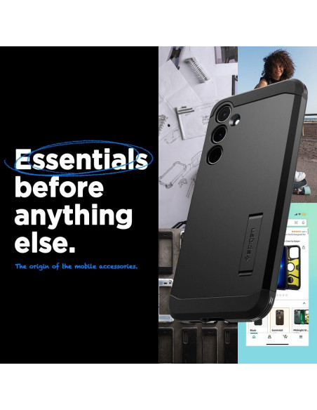 SPIGEN Coque Tough Armor pour SAMSUNG A55 5G noir