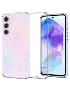 SPIGEN Liquid Glitter Crystal Coque pour SAMSUNG A55 5G transparent