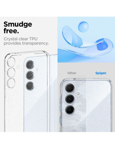 SPIGEN Liquid Glitter Crystal Coque pour SAMSUNG A55 5G transparent