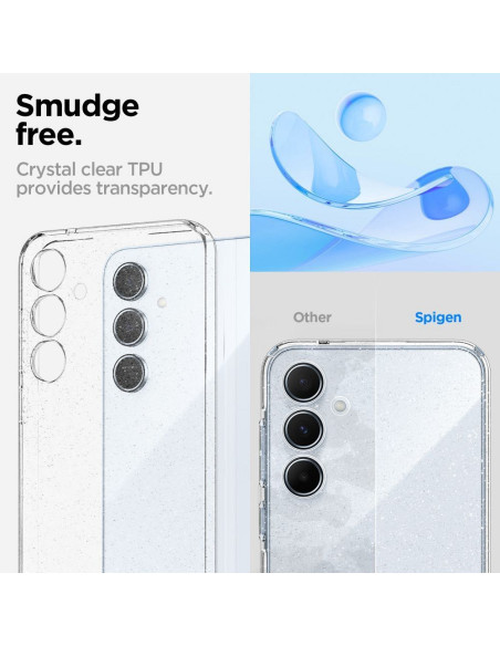 SPIGEN Liquid Glitter Crystal Coque pour SAMSUNG A55 5G transparent