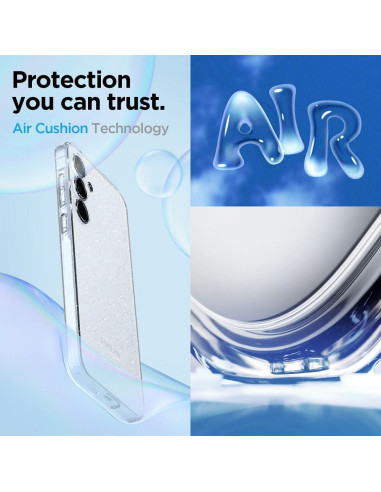 SPIGEN Liquid Glitter Crystal Coque pour SAMSUNG A55 5G transparent