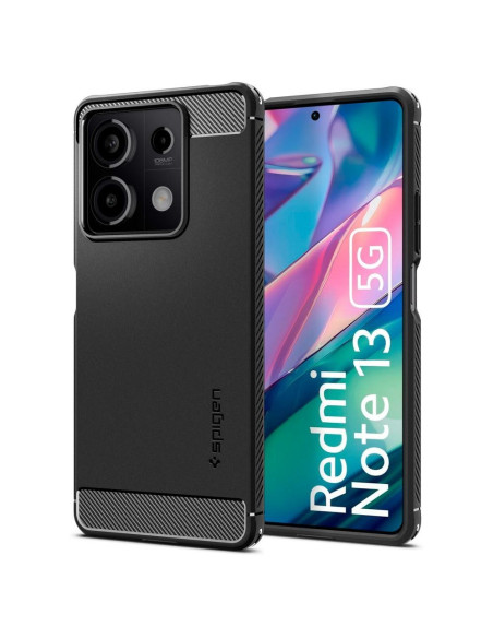 SPIGEN Coque Rugged Armor pour XIAOMI REDMI NOTE 13 5G noir mat