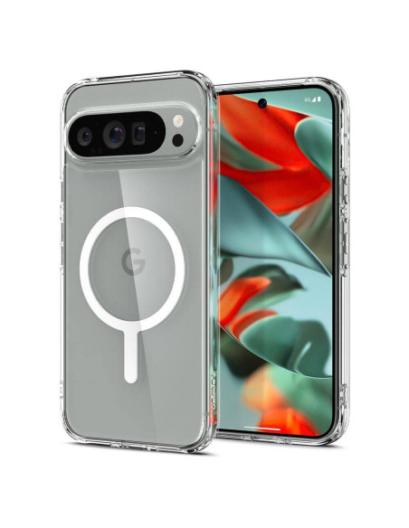 Case SPIGEN Ultra Hybrid Onetap Ring MagSafe for GOOGLE Pixel 9 Pro white