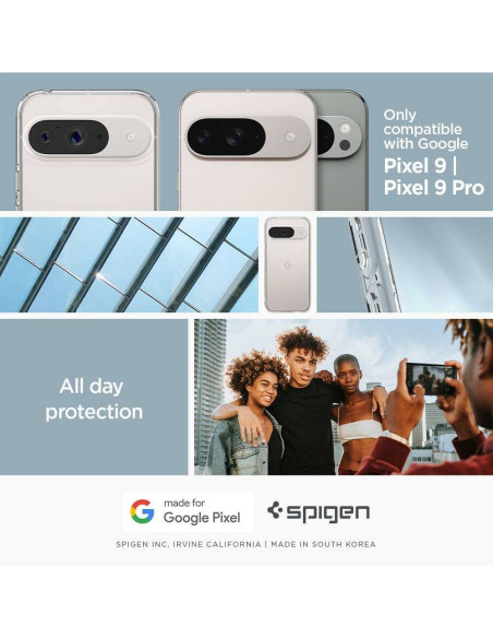 Case SPIGEN Ultra Hybrid for GOOGLE Pixel 9 / 9 Pro XL crystal clear