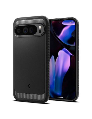 Case SPIGEN Rugged Armor for GOOGLE Pixel 9 Pro XL matte black