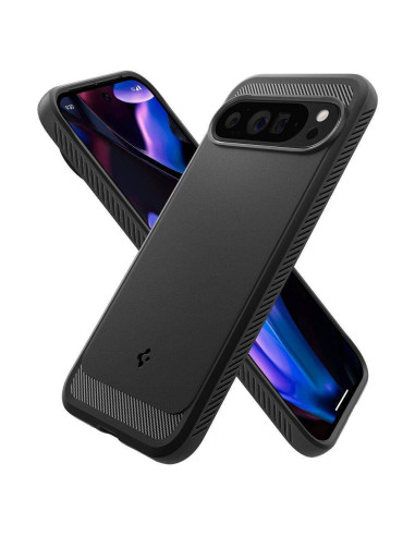 Case SPIGEN Rugged Armor for GOOGLE Pixel 9 Pro XL matte black