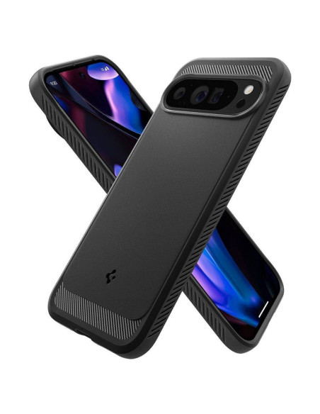 Case SPIGEN Rugged Armor for GOOGLE Pixel 9 Pro XL matte black