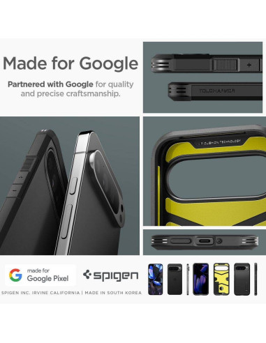 Case SPIGEN Tough Armor for GOOGLE Pixel 9 Pro XL black