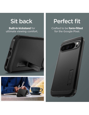 Case SPIGEN Tough Armor for GOOGLE Pixel 9 Pro XL black