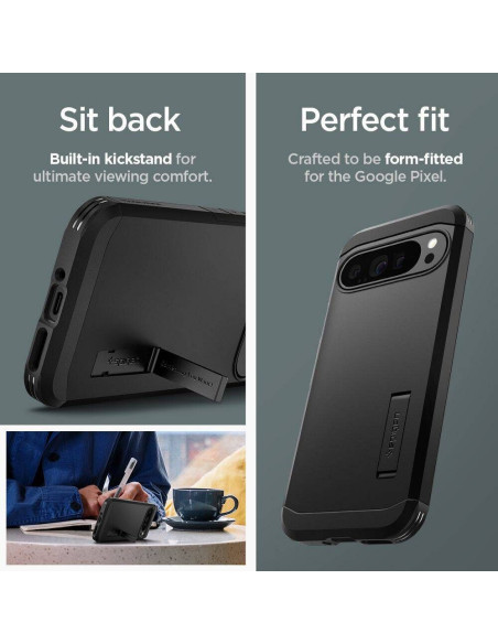 Case SPIGEN Tough Armor for GOOGLE Pixel 9 Pro XL black