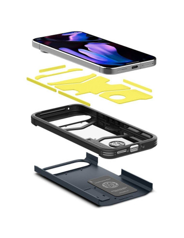 Case SPIGEN Tough Armor for GOOGLE Pixel 9 Pro XL metal slate